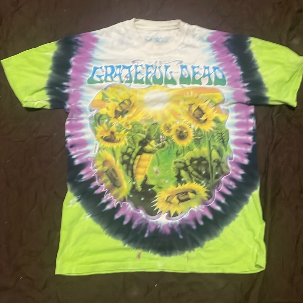 Liquid blue Greatful Dead the-dye t-shirt size L